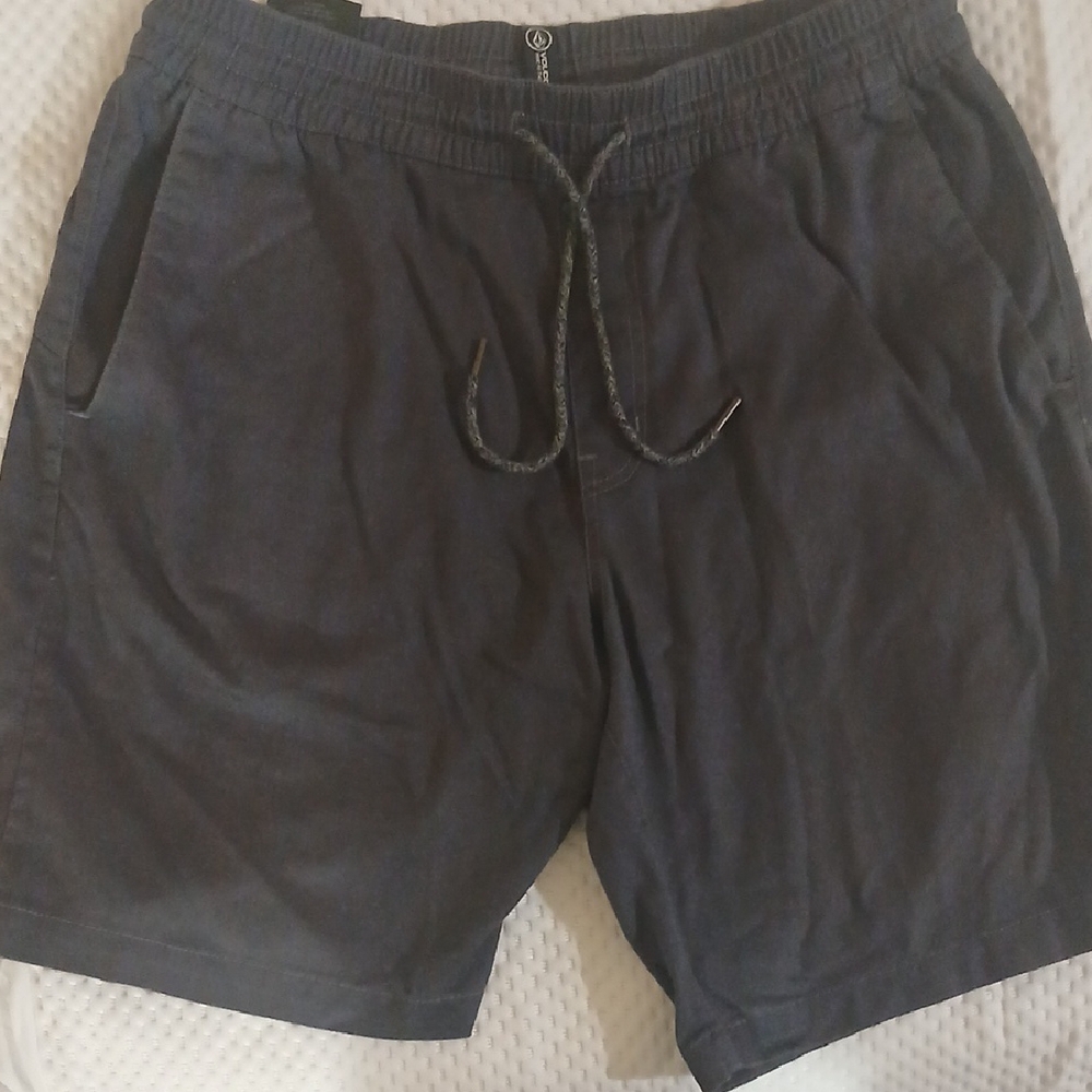 Volcom Men's Dark Gray Athletic Shorts